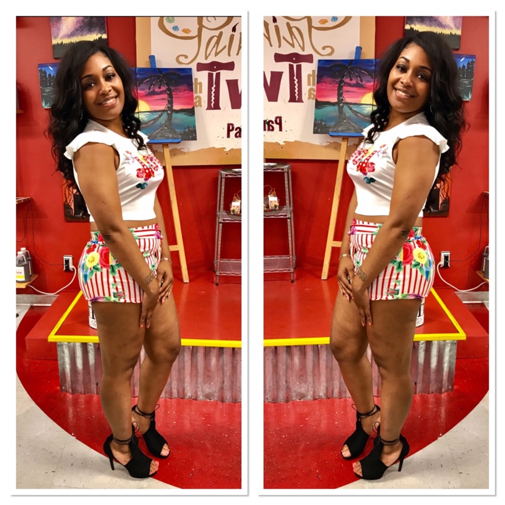 2 piece short set